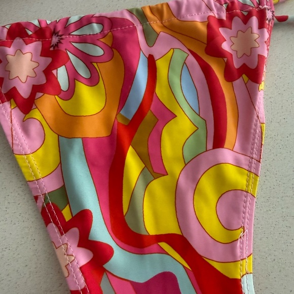 70s Style Bikini Side Tie Size S/M - Picture 4 of 4